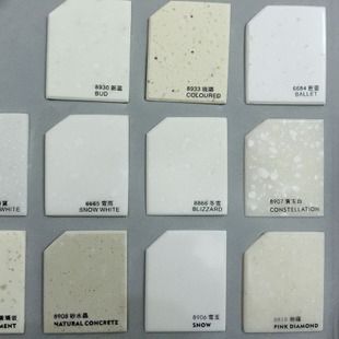 全网特价 颜色样板人造石 国产纯亚克力人造石天然大理石加工