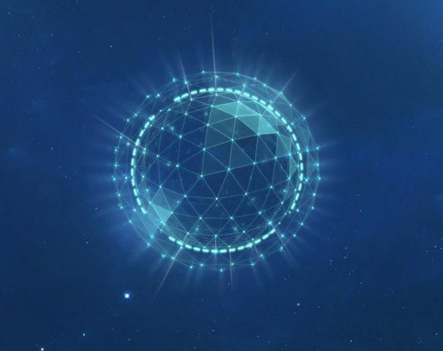 科技感线条圆形图形形状大数据背景几何装饰图案