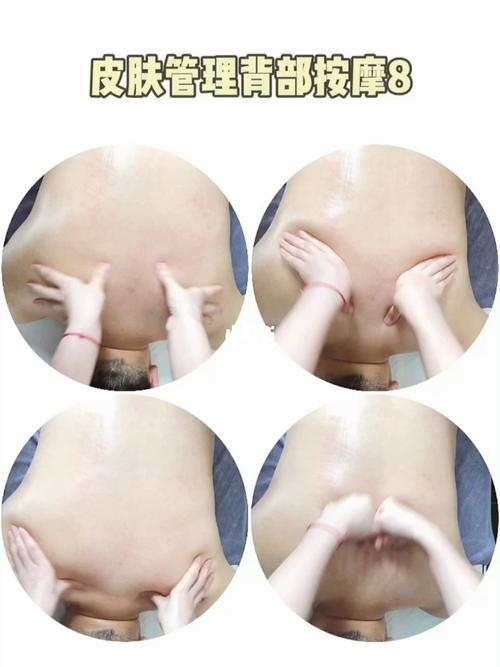 美容院背部按摩手法演示8_按摩_美容院_皮肤管理_按摩