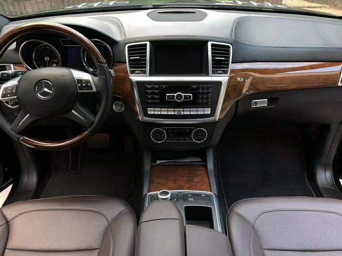 15款奔驰gl550 /500 amg版 b&o最顶级音响 /黑色 棕内 /多功能桃木