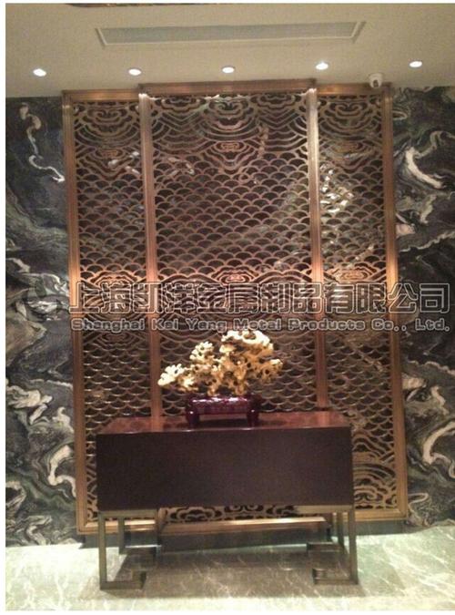 仿古式 铜艺屏风 铜屏风 铜隔断