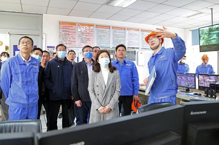 厦门市副市长张志红到厦门华润燃气检查节前安全生产工作