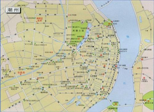 潮州市区高清版大地图