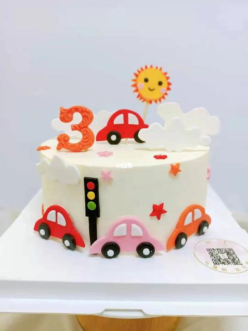 翻糖小汽车生日蛋糕_翻糖_生日蛋糕_中冶·昆庭1栋攻略_美食_美食展示