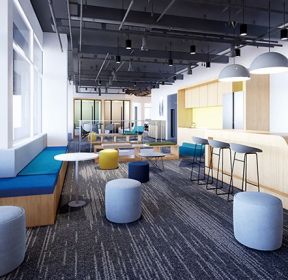 办公室休闲区装饰设计效果图