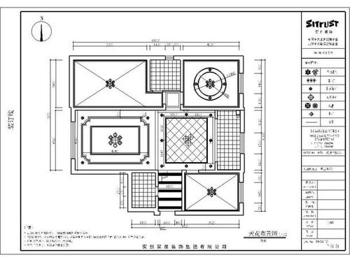 顶面天花布置图效果图