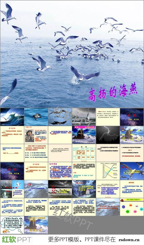 首页 ppt下载 ppt课件 语文课件 > 海燕优质教学ppt 学习目标 1,了解
