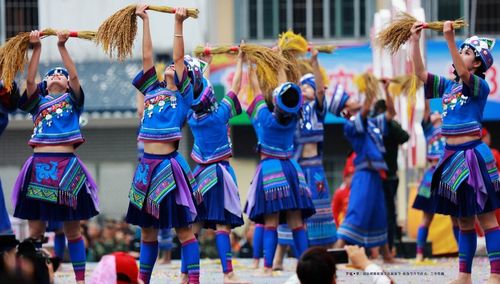 罗城·第三届仫佬族依饭文化旅游节-依饭节开节仪式(1)