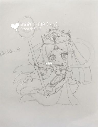 迷你世界叶罗丽时希简笔绘画画的日常教程_绘画_叶罗丽_手绘_迷你世界