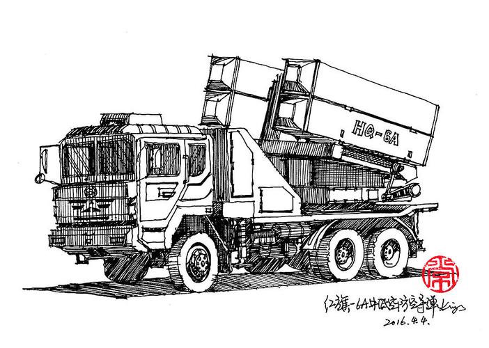 绘车丨2015阅兵式之导弹车