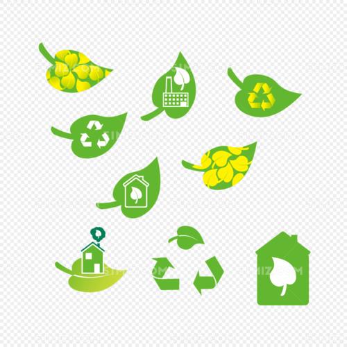 绿色环保标志免费下载_png素材_觅知网