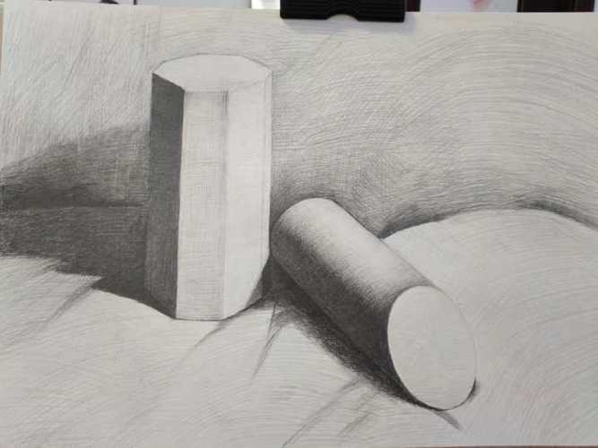 几何立体-素描图集图片_儿童素描_少儿图库_中国_绘图吧,学画画网