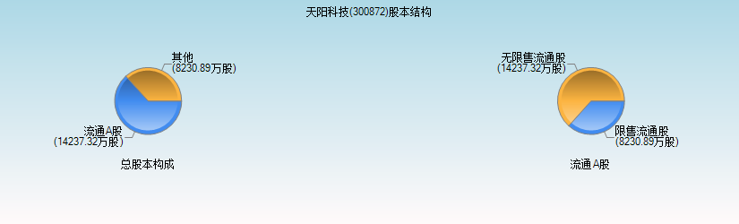 天阳科技(300872)股本结构图
