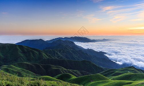 山顶风景图片背景