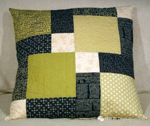 拼布作品50款简单又美观的拼花布抱枕作品欣赏