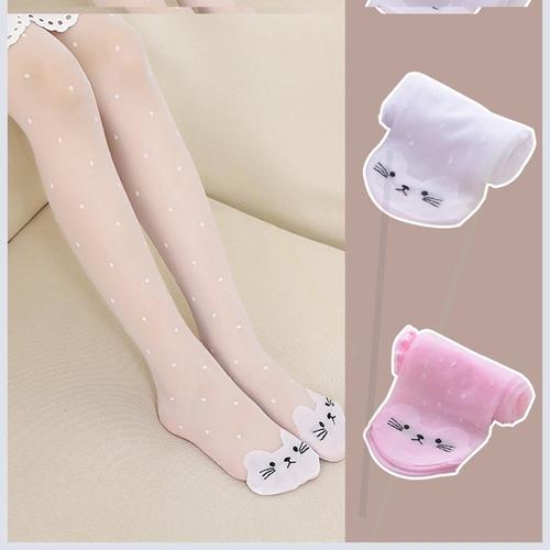 购客春秋公主冰丝水晶袜子超薄宝宝打底裤 女童丝袜夏季薄款 儿童连裤