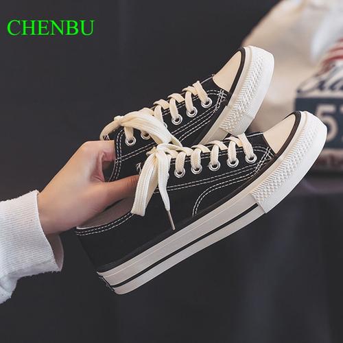 junbie帆布鞋ulzzang潮流全白低帮帆布鞋女学生2021季新款韩版ulzzang