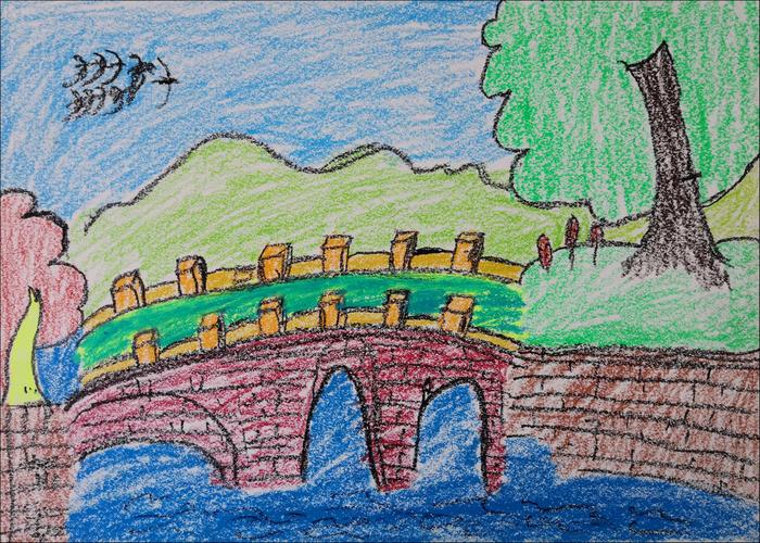 剑阁县柳垭小学2018年秋季学生绘画作品分享 (第1期)——《大美剑阁》