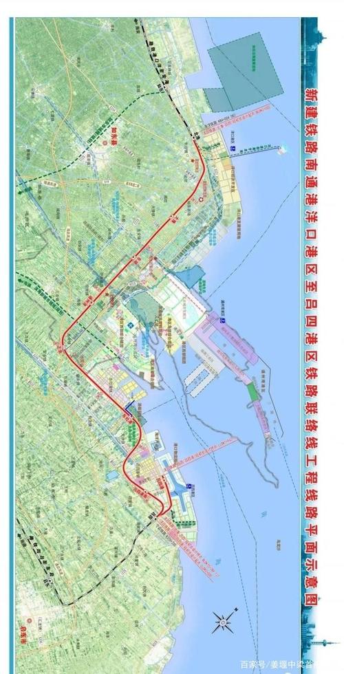 7月10日,南通港洋口港区至吕四港区铁路联络线工程可行性研究正式