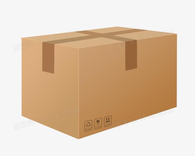 卡通手绘纸箱免抠元素