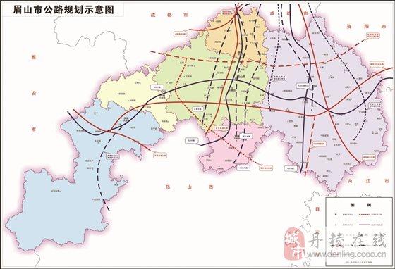 蒲丹洪市域铁路规划图,你怎看?_热点爆料_丹棱论坛