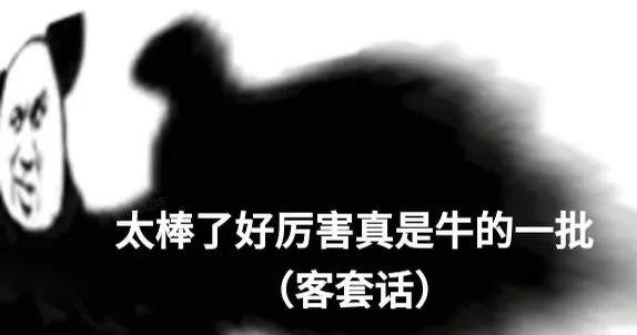 太棒了好厉害真是牛的一批(客套话)
