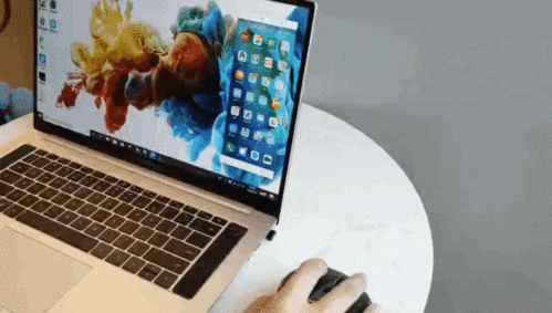 多屏协同:pc操作手机画面gif