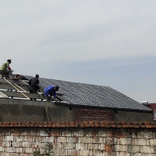 广东广州asa合成树脂瓦,仿古小青瓦,别墅屋顶防腐瓦