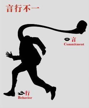 你是否是一个言行一致的人?答案或许是no