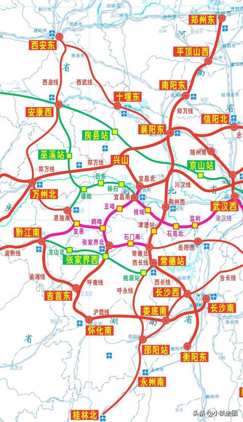 湘鄂规划新思路:恩张铁路升级"渝长高铁"预留张家界北站图