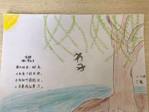 写美篇 通过此次古诗配画活动的开展,不仅激发了学生参与背诵古诗