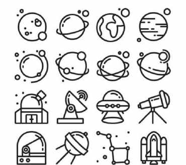 画全部星球的手抄报关于月球的手抄报