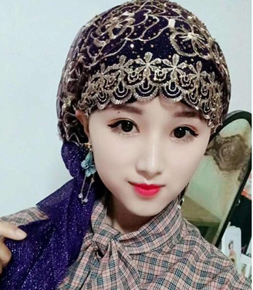 时尚回族盖头穆斯纱巾新款披肩头巾女士遮发围巾