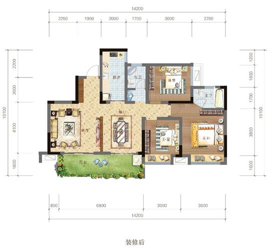 兴进·漓江郡府香桂府3#-g户型