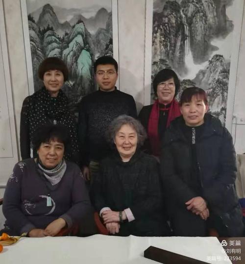 书画家到任丘书画创作基地挥毫泼墨