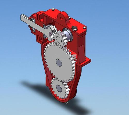 1gqn-180旋耕机变速箱剖视图