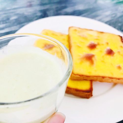 陈小小粒做的奶酪面包片