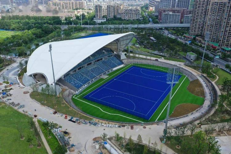 大运河亚运公园最新"靓照"出炉!航拍"南馆北场"