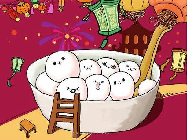 播放元宵节的由来与绘本故事,让幼儿观看.