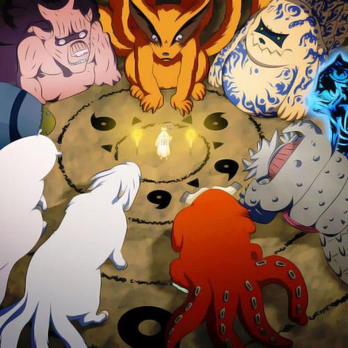 六道仙人将十尾分为九只尾兽,能力却并没有平均划分.