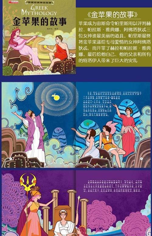 古希腊神话故事10册潘多拉魔盒黄金十二宫圣斗士星矢适合0-1-2-3-4-5