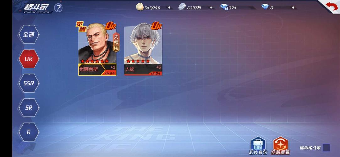 5星真蛇,6星觉醒吉斯,其他看截图,全秘籍,芯片差高尼兹_拳皇命运_全区