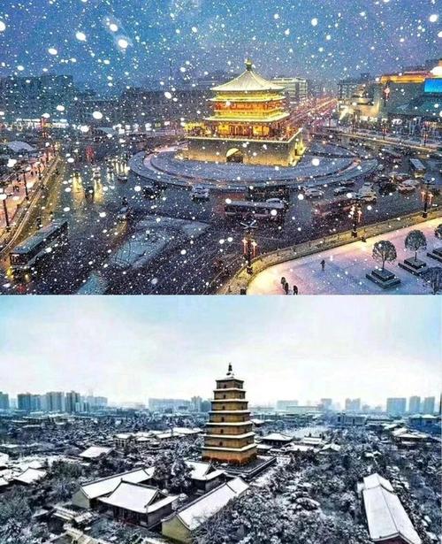 大雪寄情,从雪中的西安遥想盛唐的长安!