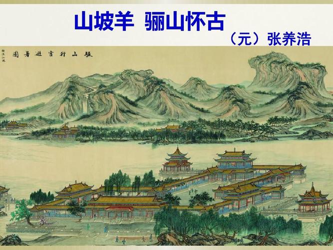 山坡羊 骊山怀古