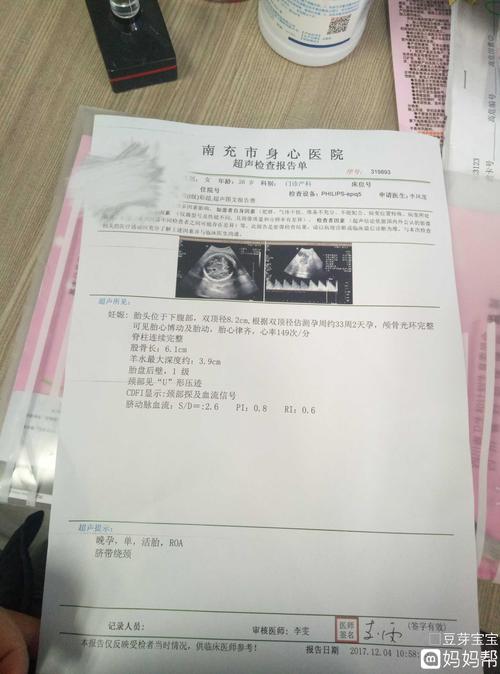 31周产检bc单
