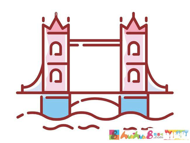 9款世界著名建筑简笔画图片怎么画简笔画教程_绘画吧
