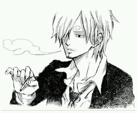 山治简笔画素描