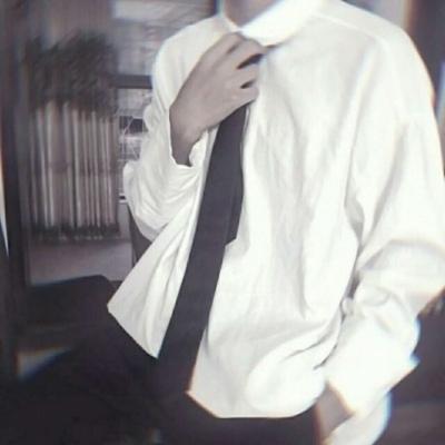 衬衫控头像男不露脸高清