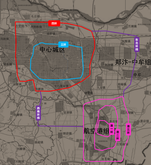 郑州生不出五环,格局说明一切