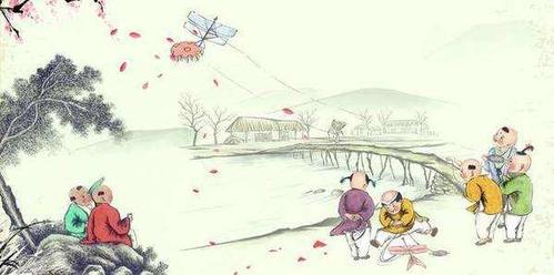 忙趁东风放纸鸢的手抄报 手抄报版面设计图